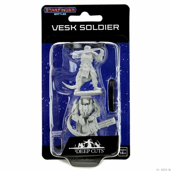 Toys4.0 Starfinder Deep Cut - Vesk Soldier W15 Miniature Game - 2 Count TO3299441